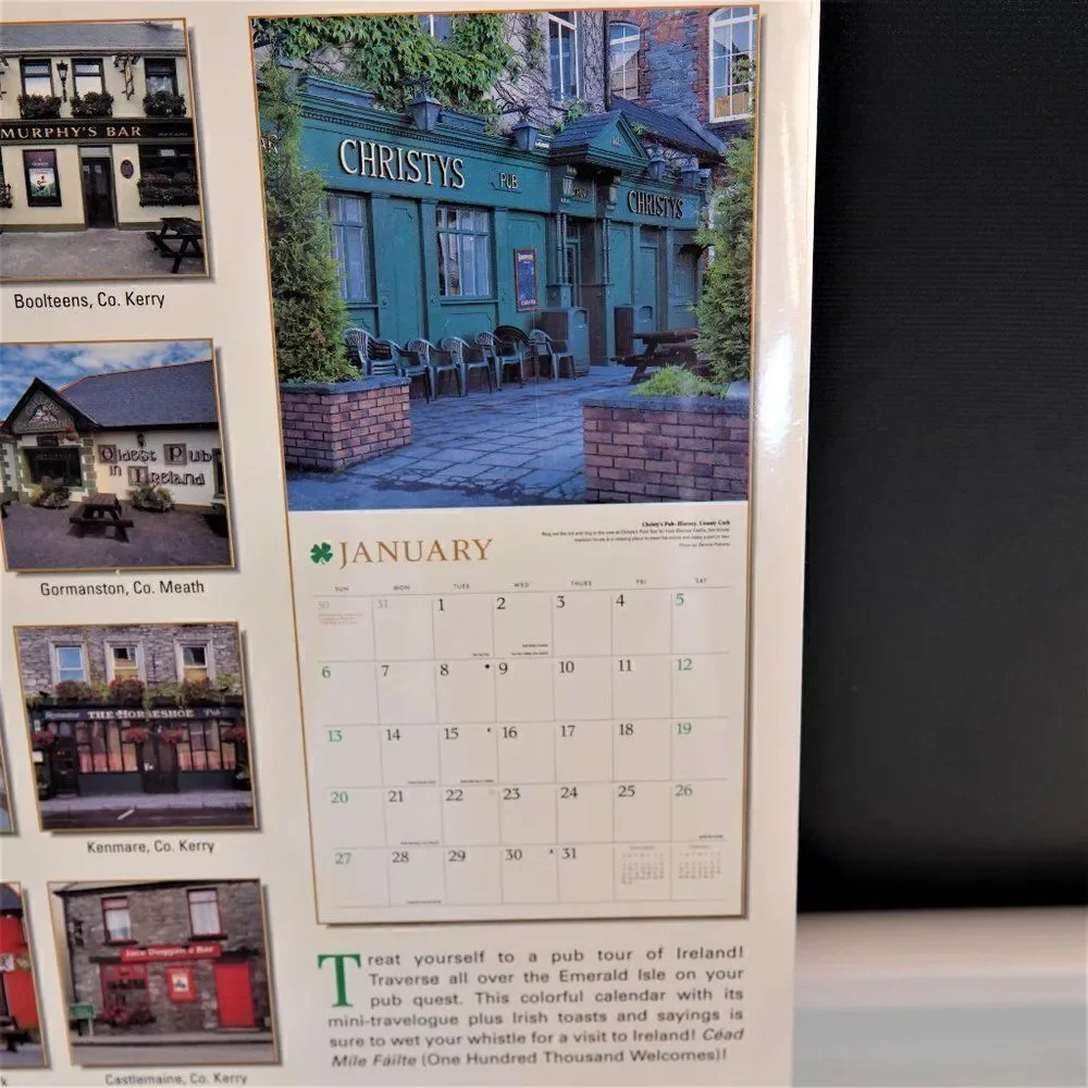 Irish Pubs 2008 Calendar Repeats In 2036